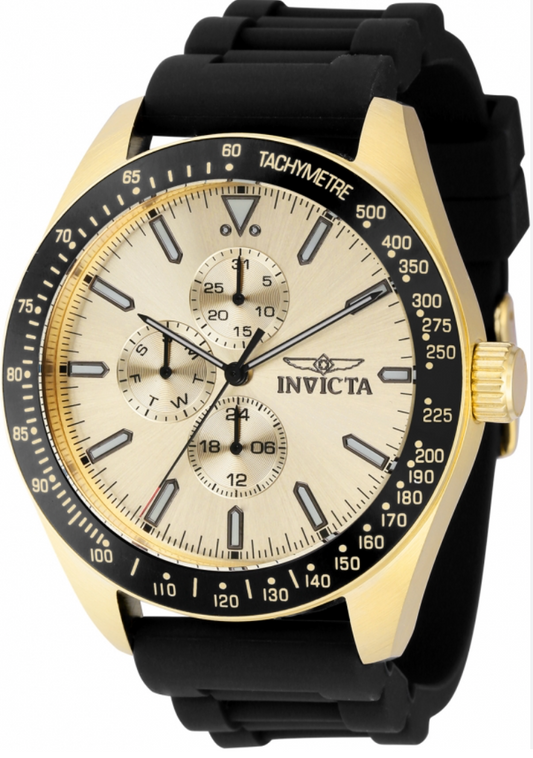 RELOJ INVICTA AVIATOR MEN'S- 45mm, Black